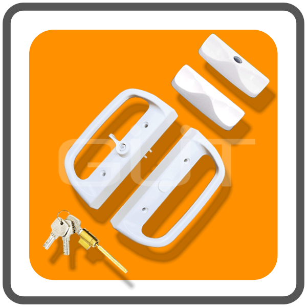 มือจับล็อคประตูบานเลื่อนคู่ Standard-D ระบบ Multipoint Lock แบบมีกุญแจ - Image 2