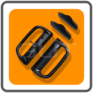 มือจับล็อคประตูบานเลื่อนคู่ Standard-D ระบบ Multipoint Lock แบบไม่มีกุญแจ