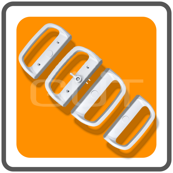 มือจับล็อคประตูบานเลื่อนคู่ Standard-D ระบบ Multipoint Lock แบบไม่มีกุญแจ (มือจับ D 4 ด้าน ในบ้าน 2 : นอกบ้าน 2) - Image 3