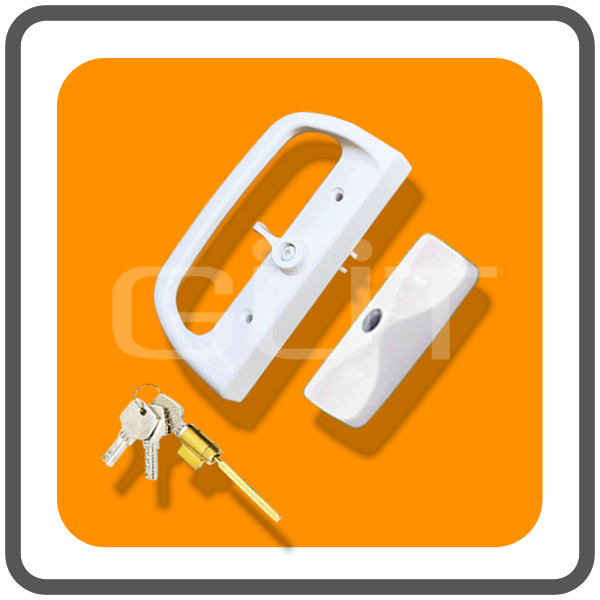 มือจับล็อคประตูบานเลื่อนเดี่ยว Standard-D ระบบ Multipoint Lock แบบมีกุญแจ - Image 2